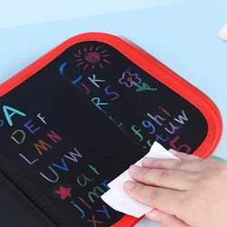 1 conjunto de placa de desenho portátil bebê diy apagável duplo face animal pintura livro de colorir com caneta mágica brinquedo engraçado para presentes do miúdo