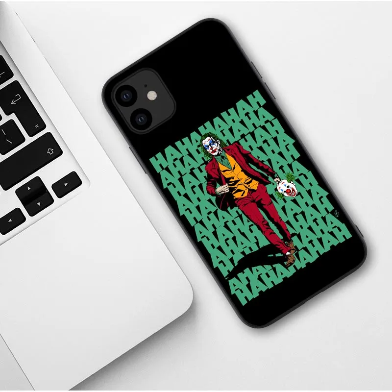 TPU Чехол Joker Horror Movie Joaquin Phoenix для iPhone 11 Pro Max X 7 8 Plus XR XS MAX Black - Цвет: TPU