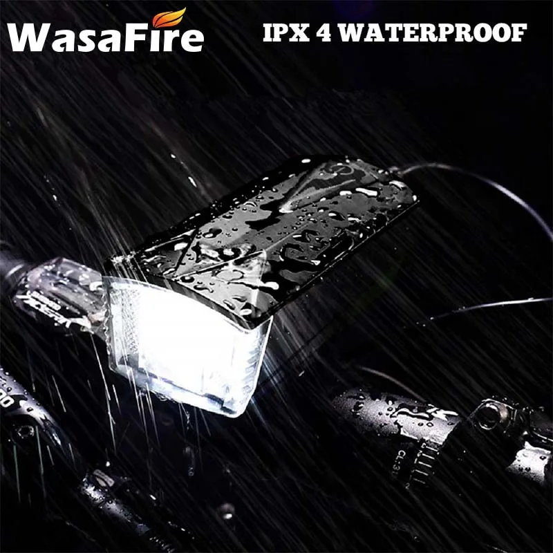 

1800mAh T6 LED Bike HeadLight USB Rechargeable Bicycle Front Light Remote Horn Bell Headlight