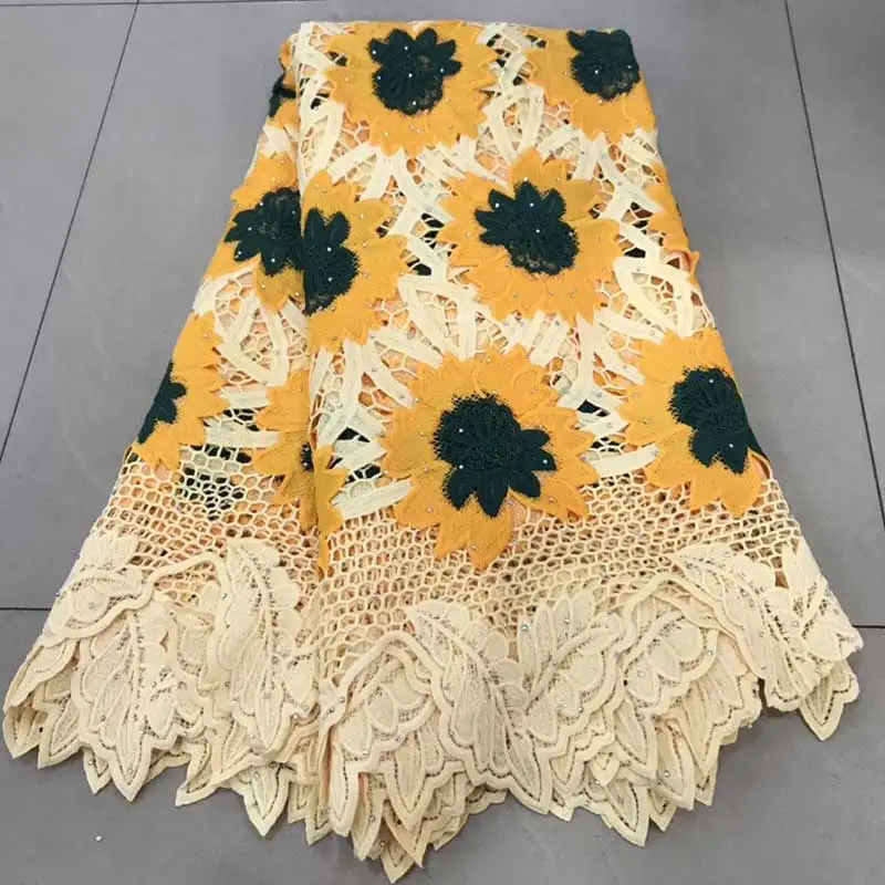 African Lace Fabric With Stone French Net Lace Fabric High Quality Nigerian Net Lace Fabric For Wedding AIMEE01 - Цвет: 6