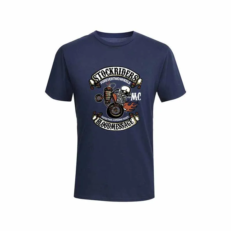 New model 2019 Color skull letter T-Shirt  shirt Mens Tops Motorcycle lovers casual Tee summer hipster cool Man T Shirts