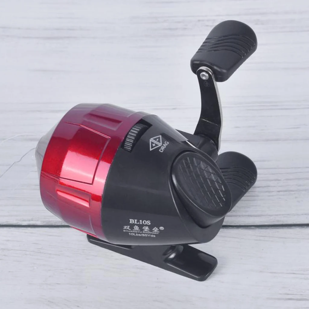 Aluminum Alloy Spincast Fishing Reels 10LB/85YDS Gears for Hunting Fishing Spearfishing Tackles Accessories