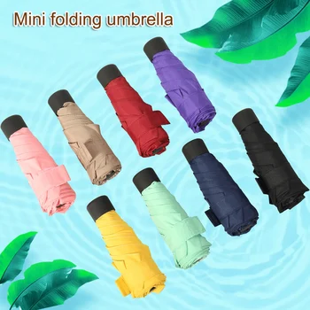 

Lightweight Pocket Umbrella Mini Folding Sun Umbrellas Parasol Sun Foldable Umbrella Mini Umbrella Traveling Raincoat-35