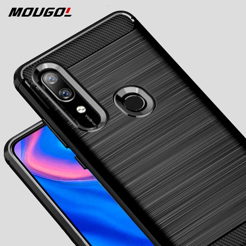 Чехол для Huawei Y9 Prime Y 9 2019 чехол из углеродного волокна ударопрочный телефона P Smart Z