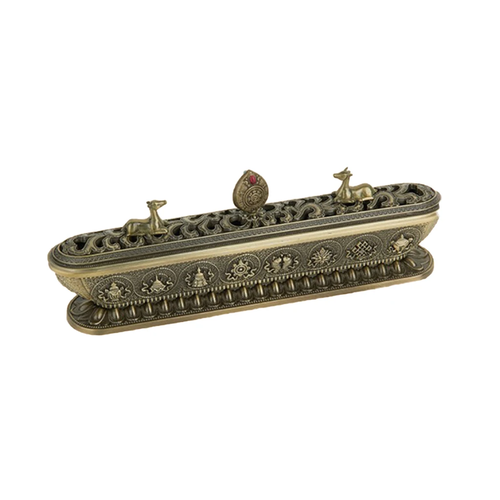 Chinese Incense Burner Cones Sticks Joss Censer Ornament Peace & Meditation Home Decorative