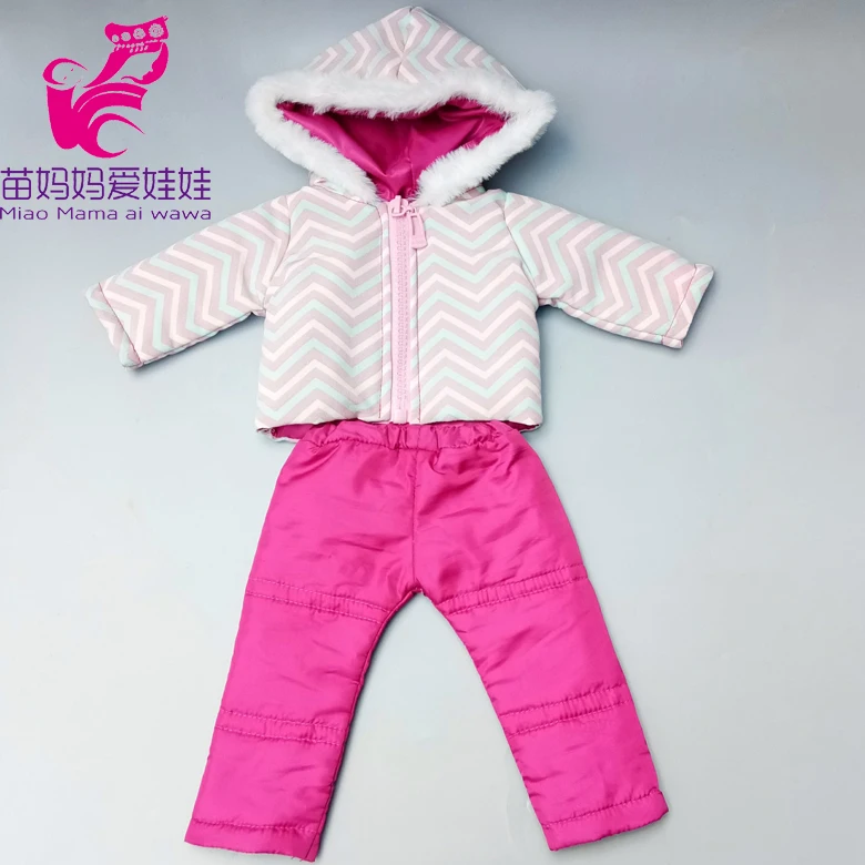 Пижамный комплект с единорогом, купальник, Одежда для куклы, подходит для 43 см, одежда для новорожденных, американская кукла, пальто, аксессуары