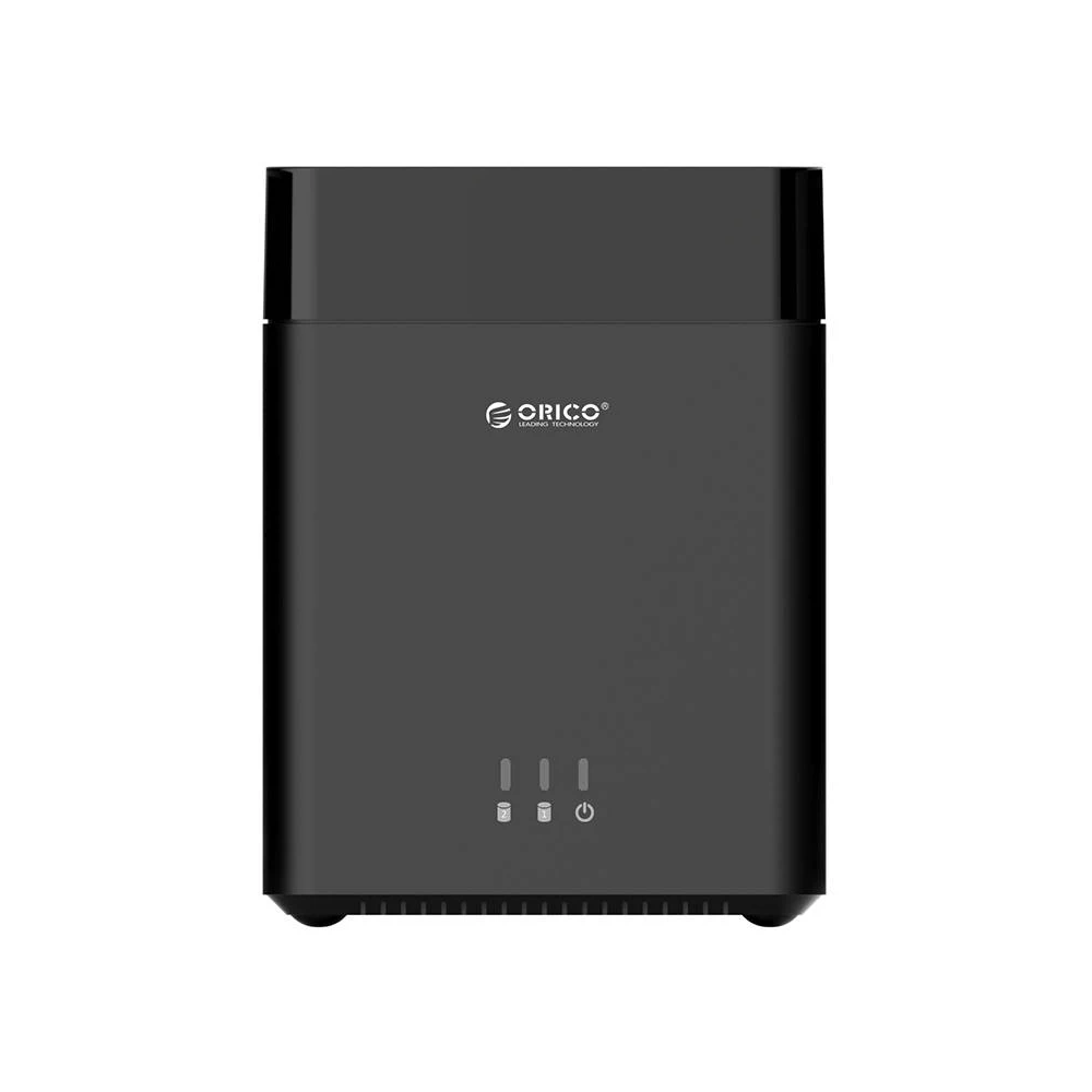 Чехол для жесткого диска ORICO DS200C3-BK с двойным отсеком магнитного типа 3,5 дюйма типа C USB3.1 Gen1 5 Гбит/с