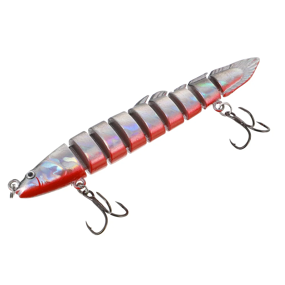 1 шт. рыболовная Реалистичная приманка Loach Мульти соединенная Swimbait слот для крови
