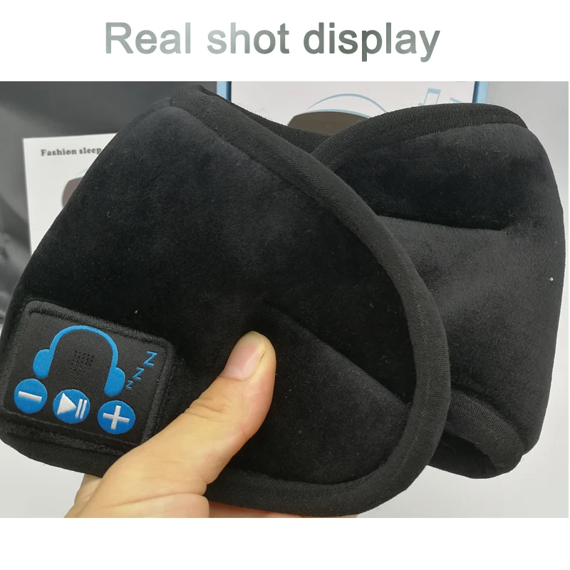 Новое обновление, беспроводные стерео наушники Bluetooth 5,0, маска для сна, мягкие наушники для телефона, маска для сна, музыкальная гарнитура