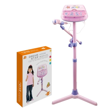 

Children Multi-function Vertical Microphone Karaoke Singing Flashing Musical Instruments Toy Portable Audio & Video Microphones