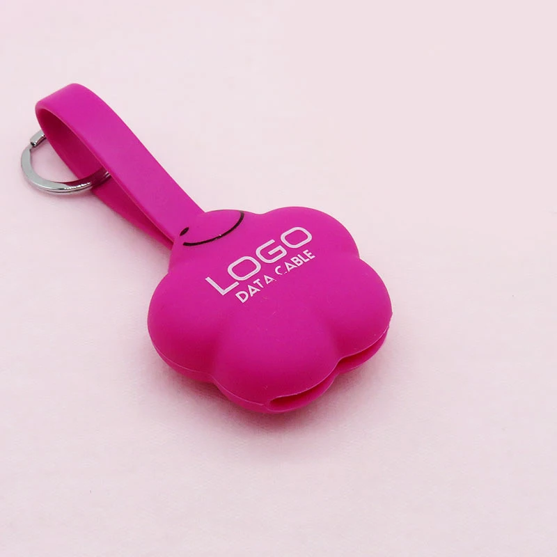 Rose red 2 в 1 микро USB кабель для зарядки iPhone 6S 7 8 Plus X XS MAX XR кабели для быстрой зарядки для samsung Xiaomi huawei - Цвет: Rose red