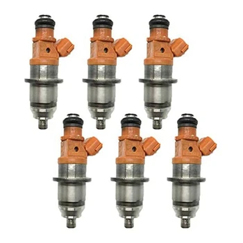 

6Pcs Automobile Fuel Injector Nozzle for Mitsubishi 6G73 2.5L Part Number:7T05073 DIM1000J