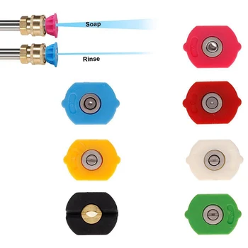 

7pcs Pressure Washing Tips Pivoting Watering Outdoor Lightweight Accessories Multipurpose Garden Spray Nozzles Quick Connecting