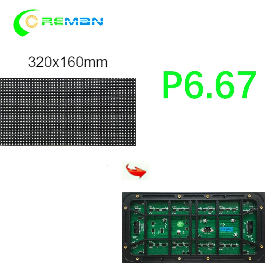 Лучшая цена уличный светодиодный дисплей модуль smd p6.67 320x160 мм p8 p10 видеоэкран