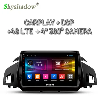 

DSP IPS 360 panoramic camera Android 9.0 4G+64G Car DVD Player GPS map RDS Radio Bluetooth WIFI for Ford kuga 2013 - 2016 2017