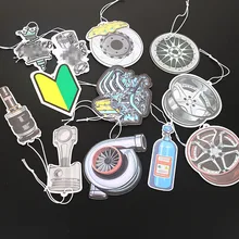 Автозапчасти JDM СТИЛЬ автомобиля заднего вида Mirrow подвесной освежитель воздуха твердый бумажный поршневой тормозной диск Nos турбо обод колеса ударный двигатель