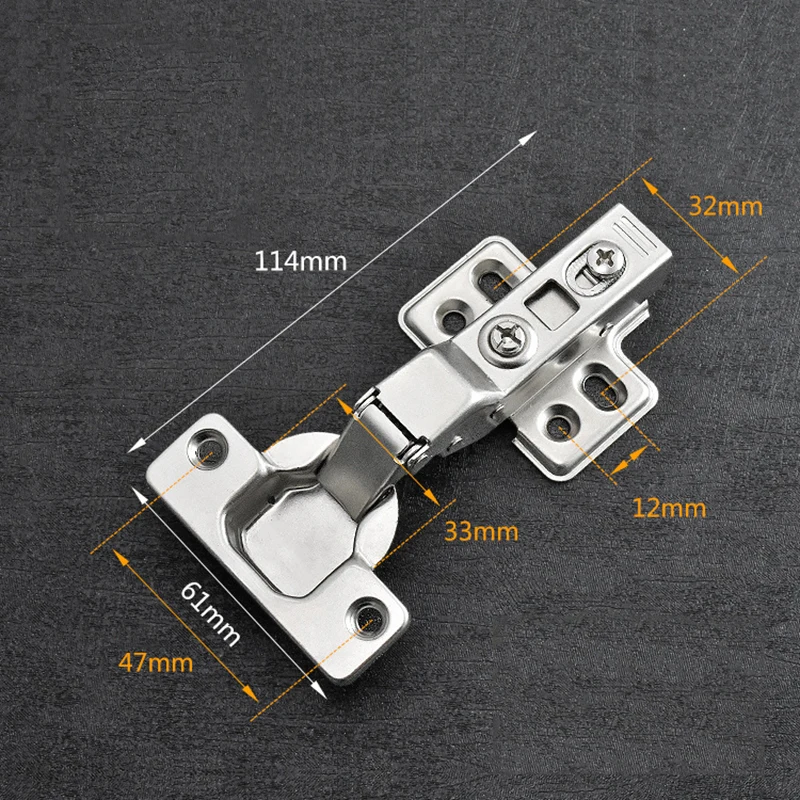 

For Door Cupboard Hinges Hydraulic Clamp Replacement Iron Cabinet Parts Durable