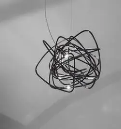 diameter 30cm Постмодерн минималистский ресторан бар люстра стиль граффити творческое искусство личность нержавеющая сталь лампа - Цвет корпуса: diameter 30cm