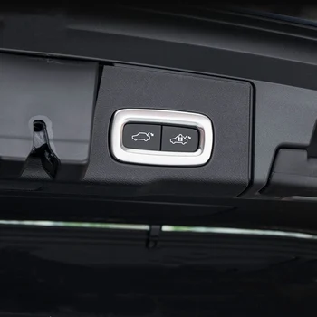 

WELKINRY car auto cover For Volvo XC60 2018 2019 2020 ABS chrome rear tail box gate back door opening switch button knob trim