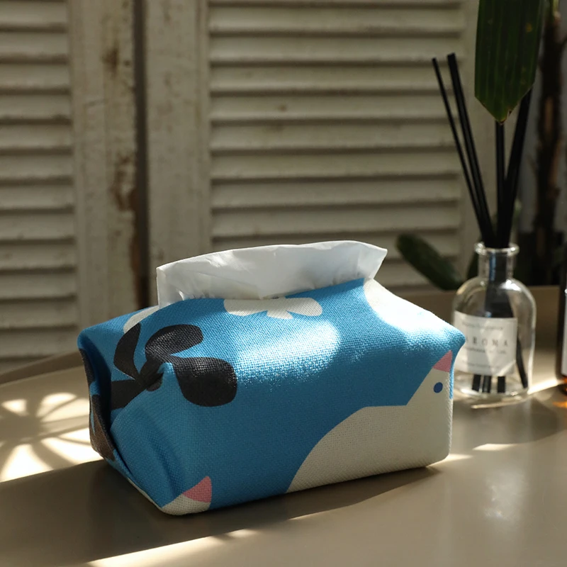 Скандинавский стиль servilleteros para servilletas de papel mesa автомобильная коробка для салфеток украшения дома аксессуары для гостиной креативные - Цвет: Небесно-голубой
