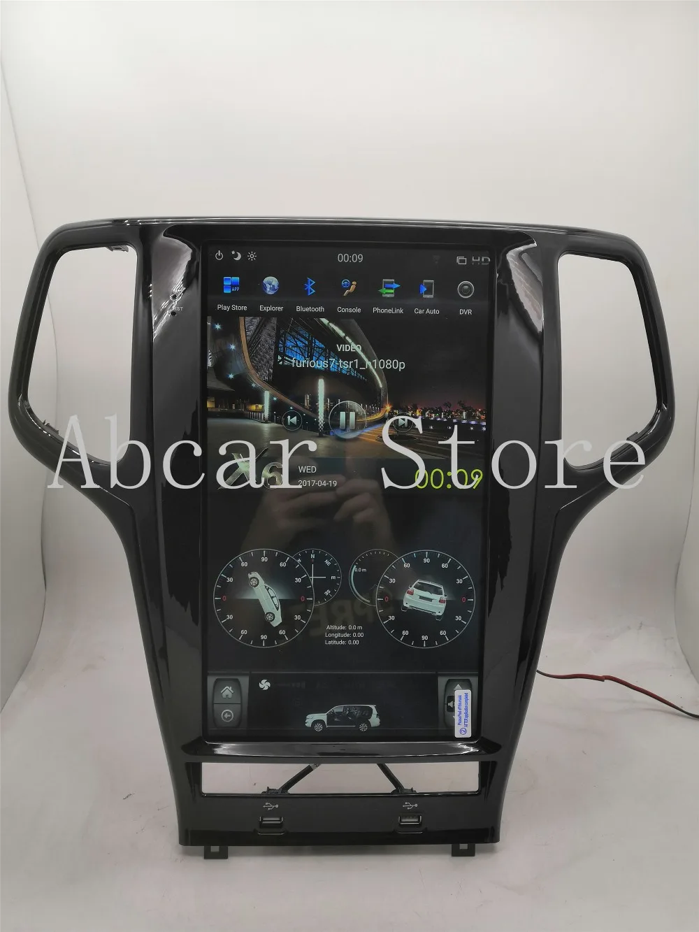 13,6 ''Tesla стиль Android 8,1 автомобильный dvd-плеер gps навигация для JEEP Grand Cherokee 2011- стерео радио CARPLAY ips PX6 HDMI