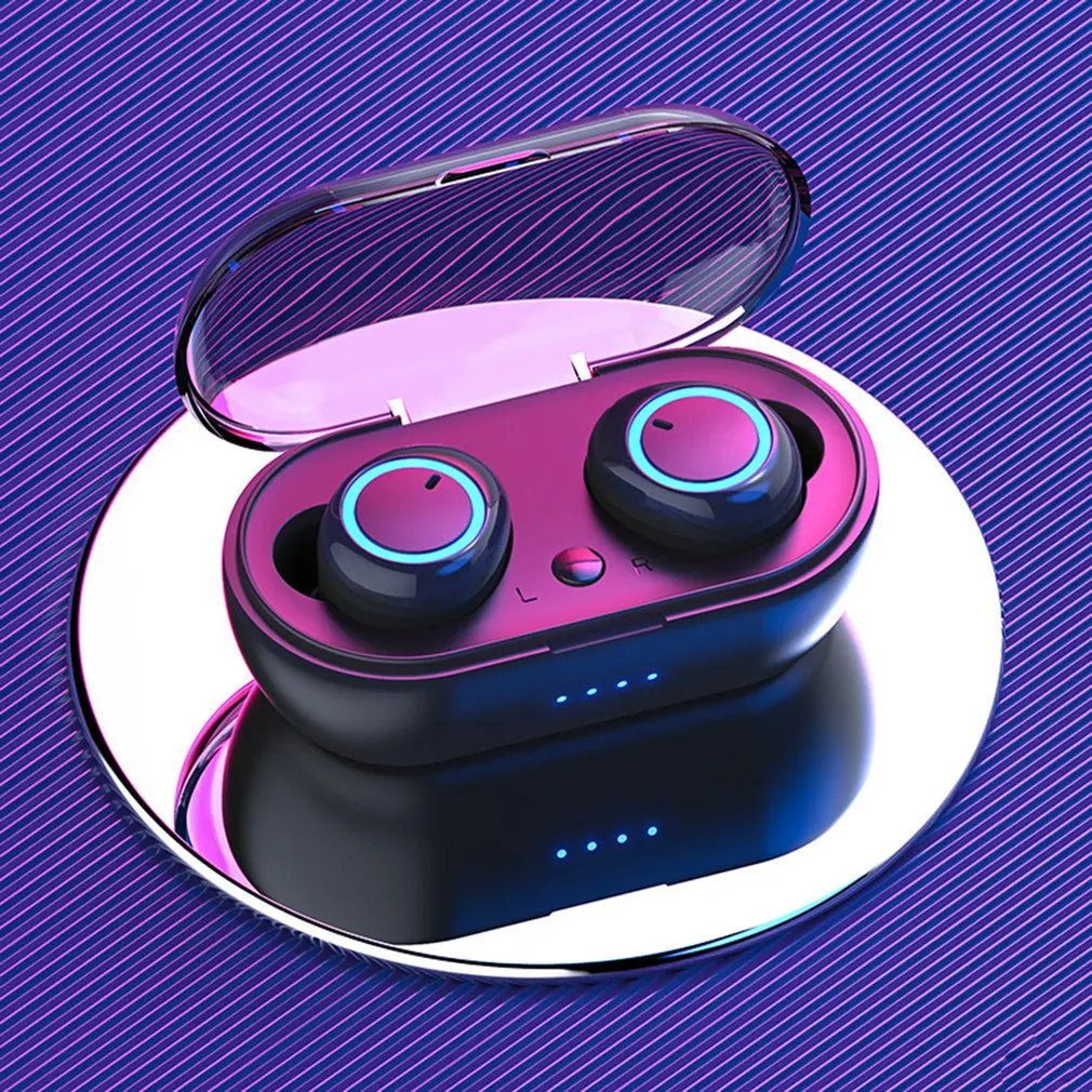D10 Bluetooth 5 0 Earphones Wireless Blutooth Earphone Handsfree Earphone Waterproof Sports Earbuds Gaming Headset