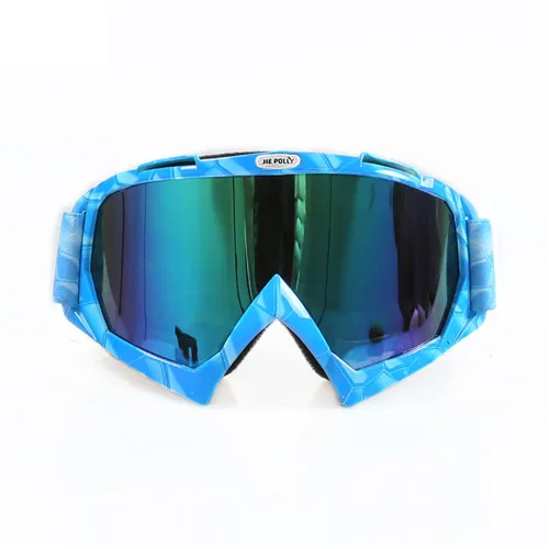Jiepolly лыжные очки для катания на лыжах, сноуборде, защитные очки для снегохода для мужчин и женщин, многоцветные линзы, очки для катания на коньках, противотуманные - Цвет: FJ04-K-T04