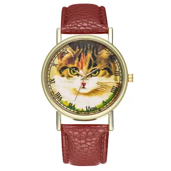 

Fashion Watch Simple Leather Strap Quartz Watch Women Wrist Watch Fashionable Popular Quartz Watch