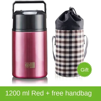 

Self-beaker large capacity stew pot office staff insulation lunch box insulation barrel student smoldering beaker portable