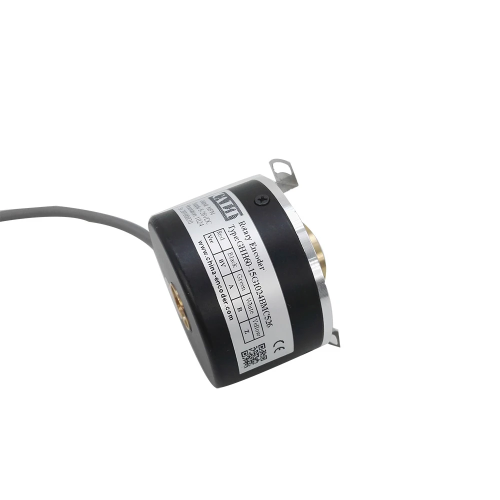 Высокоточный Датчик Холла GHH60-15G1024BMC526 полый, датчик положения вала 15 мм Диафрагма 1024ppr npn-вывод 5-26Vdc