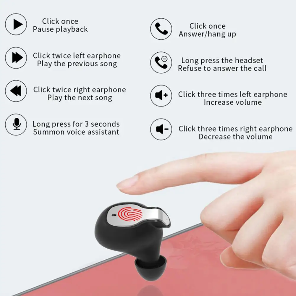 XY-5 Bluetooth наушники сенсорная Bluetooth гарнитура настоящие беспроводные стерео спортивные наушники TWS Bluetooth гарнитура 5,0