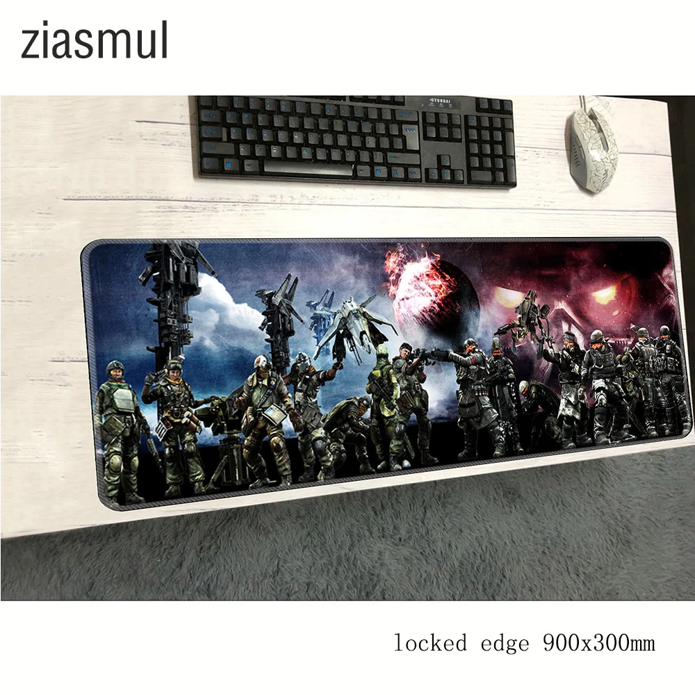 Killzone геймерский коврик для мыши крутой 900x300x3 мм игровой коврик для мыши большой ноутбук аксессуары Мода padmouse профессиональный коврик