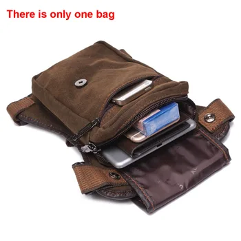 

Cycling Belt Retro Outdoors Motorcycle Drop Leg Bag Waist Pack Canvas Fashion Travel Pouch Portable Adjustable Multi Pocket
