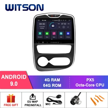 

WITSON Android 9.0 CAR DVD PLAYER for RENAULT CLIO 2017 SAT NAV GPS NAVIGATION AUTO STEREO +DVR/WIFI+DSP+DAB+OBD+TPMS