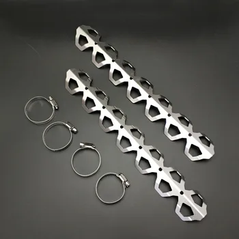 

Motorcycle Exhaust Header Guard Muffler Pipe Protector Heat Shield Cover for BMW R1200GS LC R 1200 GS ADV 2014 2015 2016