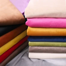 Бархатная ткань, текстильная ткань, полиэстер, плюшевая ткань для шитья, уютная ткань для дивана, мебели и самодельных мягких сумок