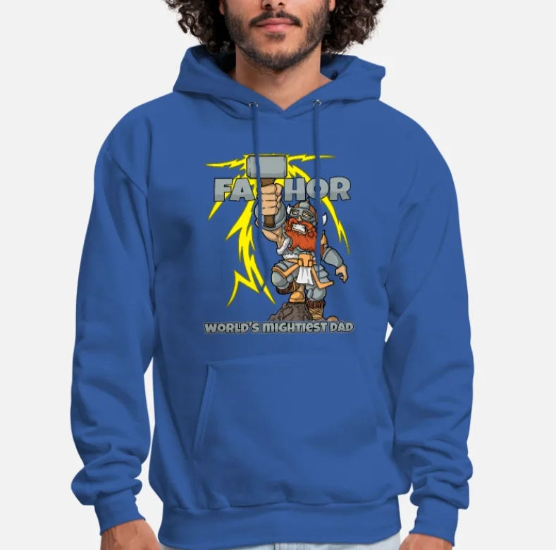 World's Mightiest Dad - Viking Father Unisex Hoodie