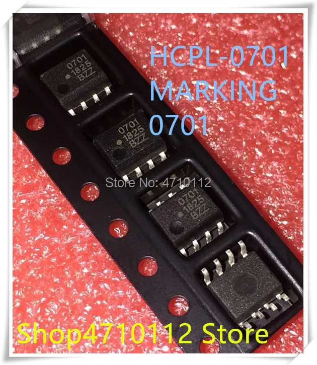 Новинка; 10 шт./лот HCPL-0701 HCPL-0701-500E HCPL0701 маркировки 701 лапками углублением SOP-8 IC