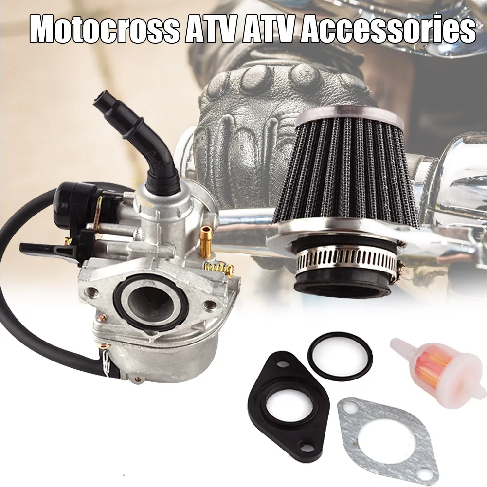 70cc 90cc 110cc ATV Dirt Bike Go Kart Карбюратор с воздушным фильтром аксессуары для мотокросса F