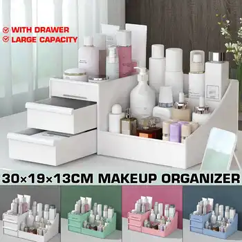 

Cosmetic Storage Box Makeup Storage Display Holder Desktop Large-Capacity Drawer Storage Lipstick Makeup Organizer