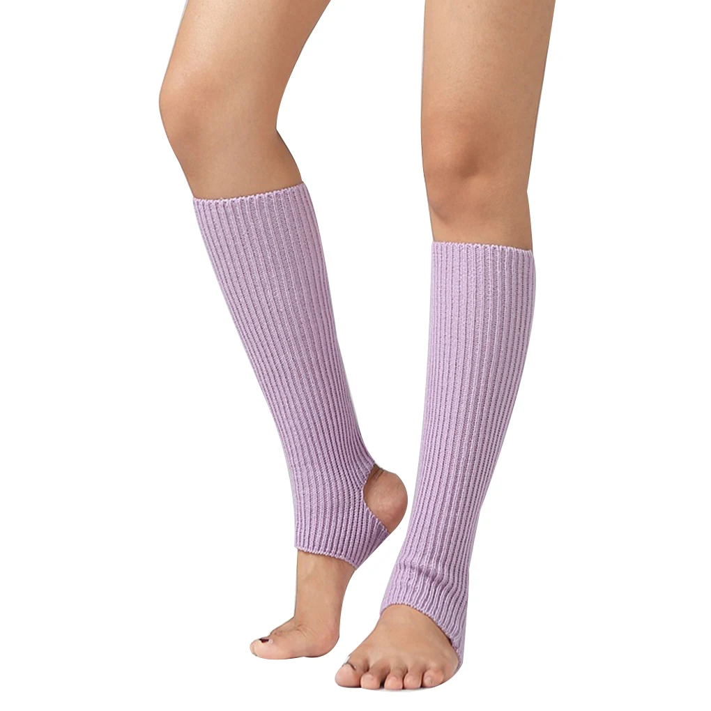 1 пара, женские носки для латиноамериканских танцев, для фитнеса, танцев, женская повседневная одежда, для занятий спортом, теплые, длинные, вязаные прогулочные носки