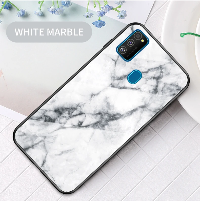 Стекло Мрамор чехол КРЫШКА ДЛЯ samsung Galaxy M30S A10S A20 A30 A40 A50 A60 A70 A80 A90 A7 s8 s9 s10 note 8 9 10 плюс Чехол