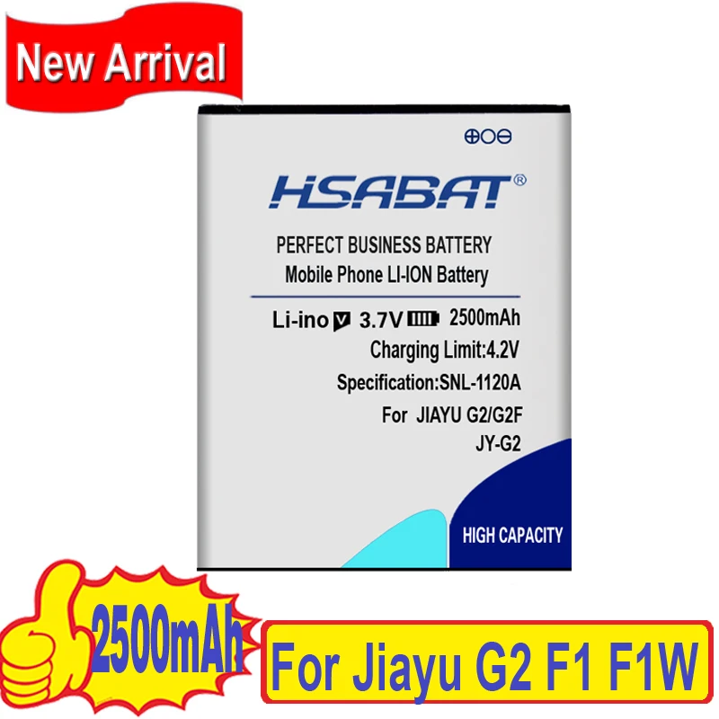 HSABAT 2500 мАч JY-G2 батарея для JY-F1 JIAYU G2 G2S G2F jiayu F1 F1W | Мобильные телефоны и аксессуары