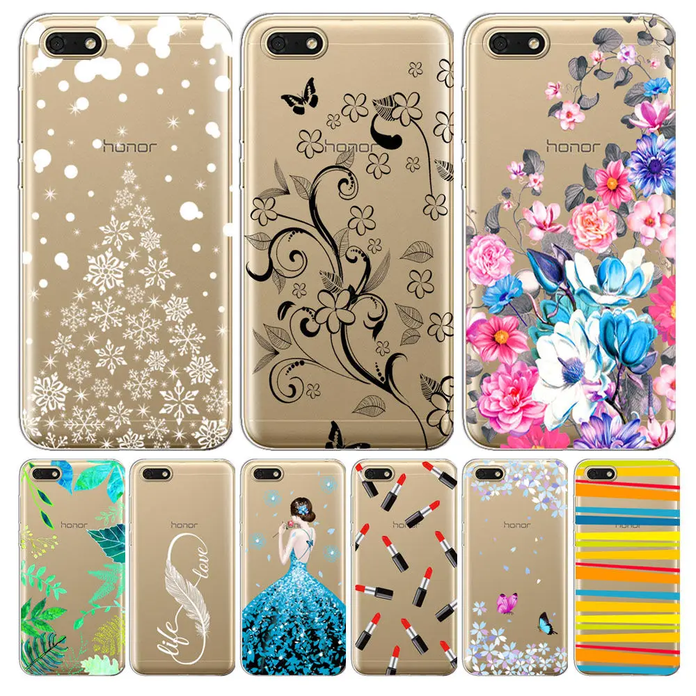 

Silicone Cover For Huawei Honor 7A Case 5.45' DUA-L22 Russian version Soft TPU Cases for Huawei Honor 7 A Y5 2018 Fundas Coque