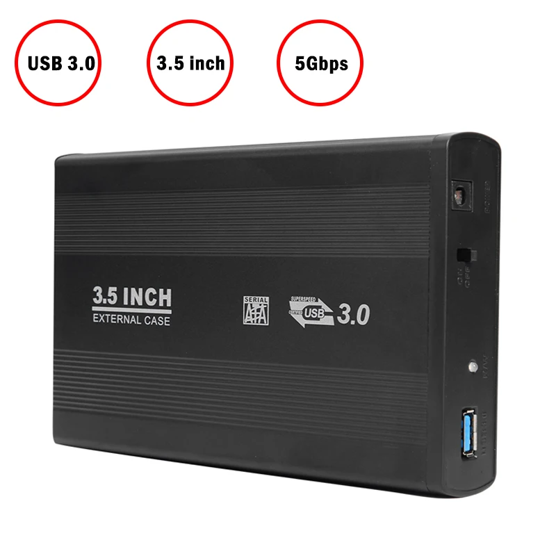Корпус внешнего твердотельного накопителя VKTECH 3 5 дюйма USB 0 к порту SATA|Корпус