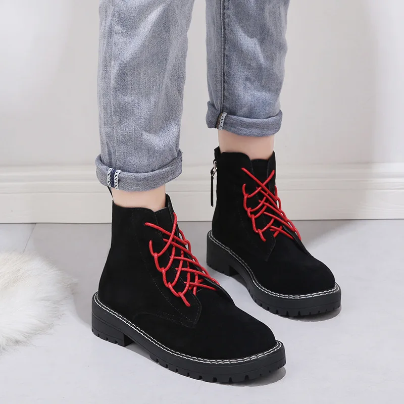 

Martin Boots Women's 2019 Autumn And Winter New Style WOMEN'S Shoes Korean-style Students Casual Versatile Warm Comfortable Shor