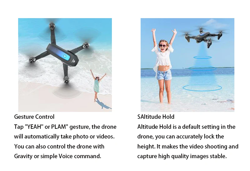 DEERC D10 RC Quadcopter Drone With 1080P HD Camera 5G FPV Live Video 3D Flip Long Flight Beginners RC Helicopter Foldable Toys large rc helicopters