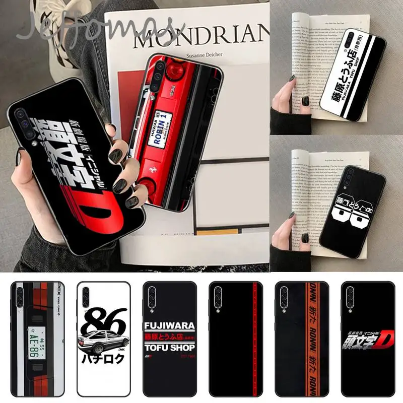 

Initial D AE86 Phone Case For Samsung A20 A30 30s A40 A7 2018 J2 J7 prime J4 Plus S5 Note 9 10 Plus