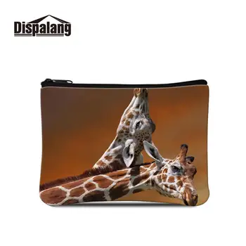 

Dispalang Giraffe Print Womens Mini Coin Pouch Animal Small Wallets Children Money Change Bag Change Purses Clutch Bags