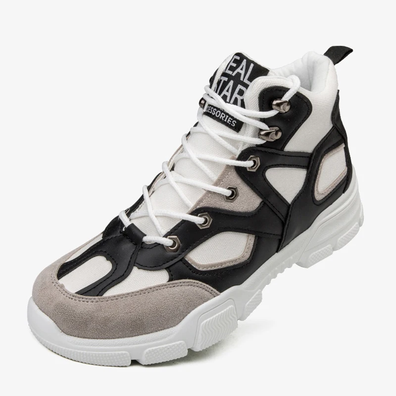 YWEEN Autumn New Men Boots Hip-Up Outdoor Shoes Men Leisure Shoes Thick Bottom Elevated Shoes Cross-Border Men's Shoes